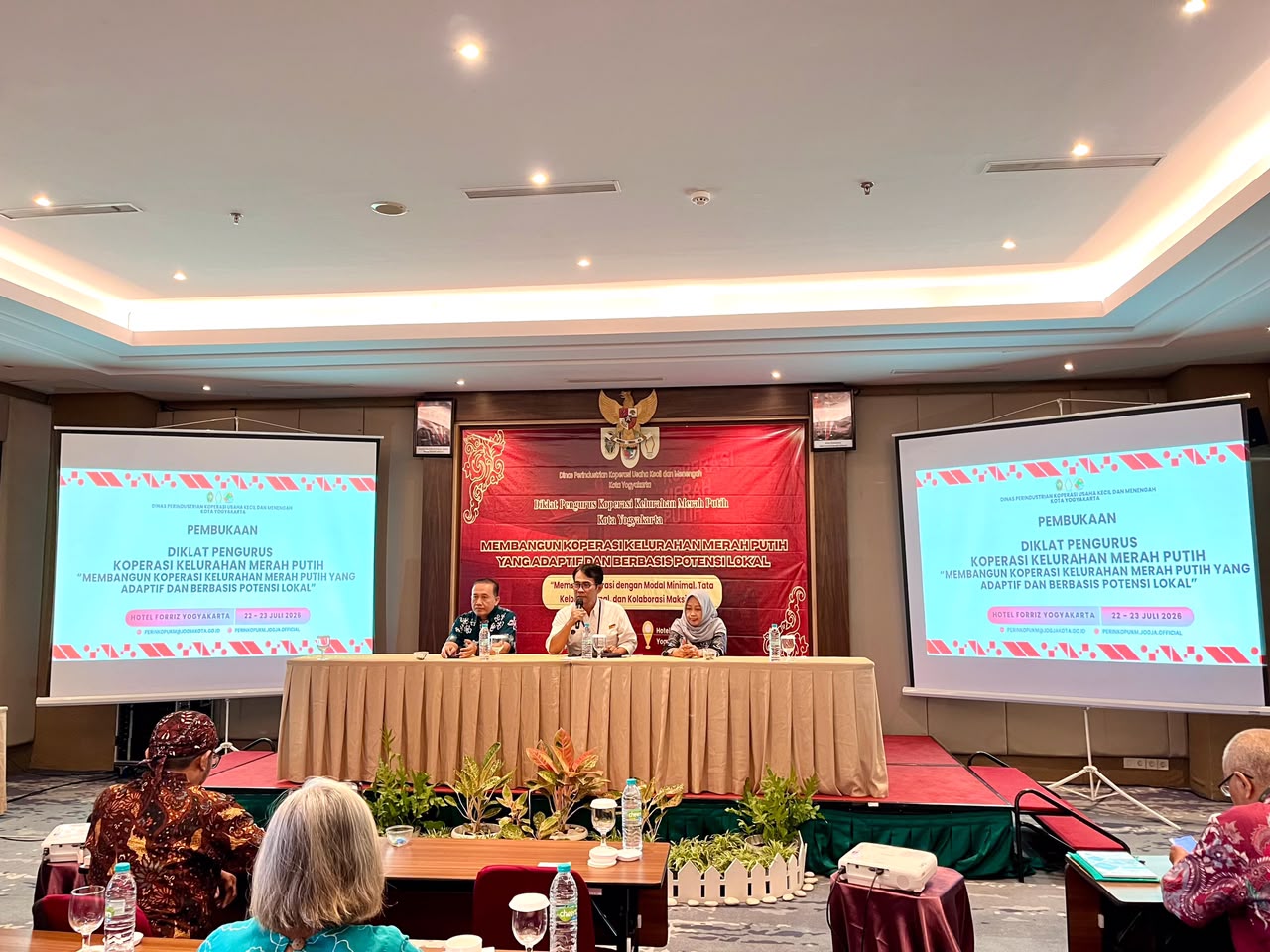 Dinas Perindustrian, Koperasi, Usaha Kecil dan Menengah Kota Yogyakarta Gelar Diklat Pengurus Koperasi Kelurahan Merah Putih