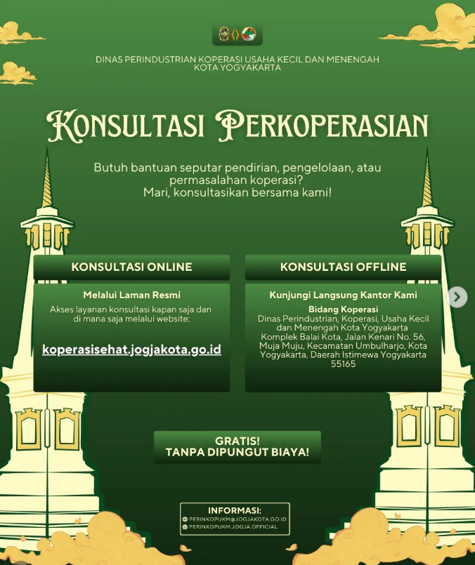 KONSULTASI PERKOPERASIAN GRATIS